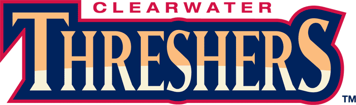 Clearwater Threshers wordmark logo 2004-pres iron on heat transfer